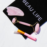 Rose Quartz Facial Set.