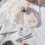 Water Stick VitaJuwel "Love" (rose quartz, garnet, rock crystal) With "Era" Water Carafe, 1.3L - Beau Life